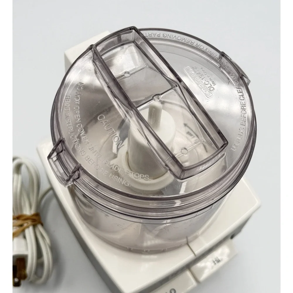 Cuisinart Mini-Prep 2.6-Cup Food Processor White / Stainless DLC-1SSW TX Type21